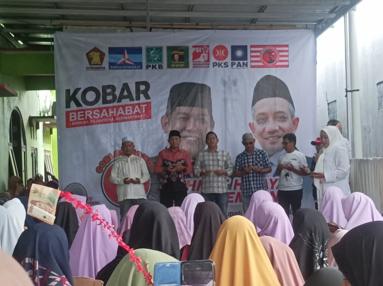 " RAHMAT HIDAYAT BAWA ANGIN SEGAR DI KELURAHAN BARU : KAMPANYE DIALOGIS YANG MERIAH DI KEDIAMAN SOFA SULTON DJALAL DAN IRDA YANG DIHADIRI RATUSAN IBU-IBU YANG BERHARAP PERUBAHAN BESAR "