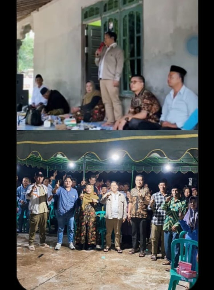 " RAHMAT HIDAYAT PERTEGAS KOMITMEN DI KAMPANYE MARATON, SAMBANGI DESA SUNGAI MELAWEN DAN PURBASARI KECAMATAN PANGKALAN LADA "
