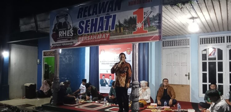 " MESKI DITERPA HUJAN LEBAT WARGA BUMI HARJO BERTEKAD DUKUNG RAHMAT HIDAYAT UNTUK PERUBAHAN MENUJU KOBAR BERSAHABAT "