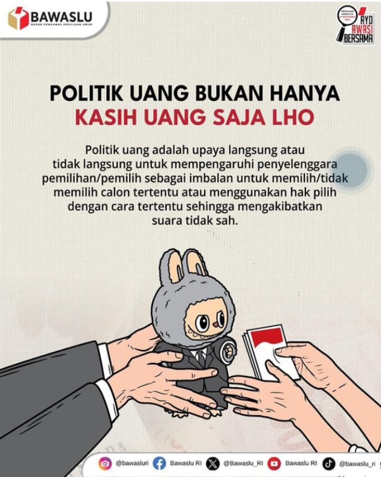 " MENYELAMATKAN DEMOKRASI : MELAWAN POLITIK UANG DI PILKADA 2024 " 