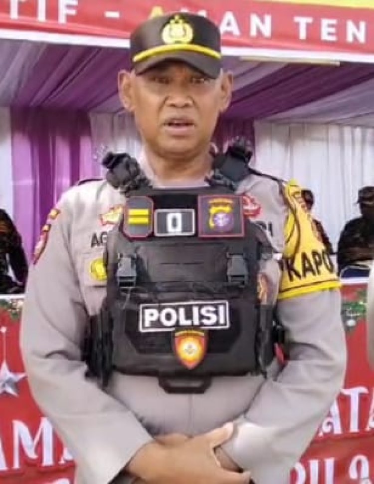 " KAPOLSEK IPTU AGUNG SUGIARTO : SOSOK VISIONER DAN PEMIMPIN TEGAS YANG HUMANIS WUJUDKAN PANGKALAN BANTENG AMAN DAN KONDUSIF " 