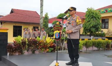 " KAPOLRES KOBAR PERINTAHKAN PERSONEL GENCARKAN PATROLI MAKSIMAL : TEGASKAN KOMITMEN POLRI DALAM MENJAGA KAMTIBMAS DI MOMEN LEBARAN " 