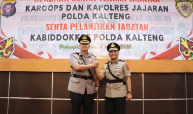 " TRANSFORMASI KEPOLISIAN DI UJUNG BARAT KALTENG : POLRES KOBAR SAMBUT KAPOLRES BARU "
