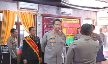 " KAPOLRES KOBAR AKBP THEODORUS PRIYO SANTOSA TURUN LANGSUNG CEK FASILITAS STRATEGIS DEMI KEPOLISIAN YANG PROFESIONAL DAN SEJAHTERA " 