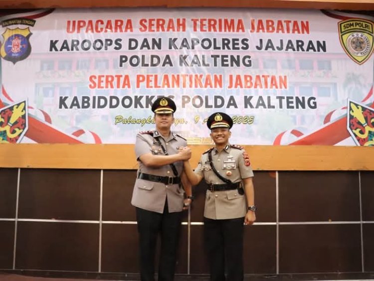 " TRANSFORMASI KEPOLISIAN DI UJUNG BARAT KALTENG : POLRES KOBAR SAMBUT KAPOLRES BARU "