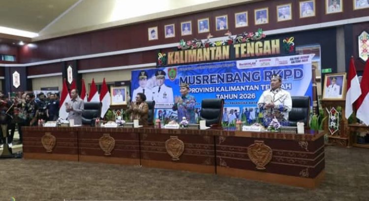 " BUPATI KOBAR HJ. NURHIDAYAH TEGASKAN KOMITMEN SINERGI PUSAT DAN DAERAH DI MUSRENBANG RKPD KALTENG 2026: DUKUNG PENUH VISI INDONESIA EMAS 2045 "