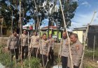 " BAHARKAM POLRI KAGUMI INOVASI KETAHANAN PANGAN DI POLSEK PANGKALAN BANTENG : PILAR STABILITAS NASIONAL TUMBUH DARI AKAR TERDEPAN " 