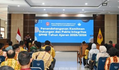 " MENUJU GENERASI EMAS TANPA SEKAT DAN INTERVENSI : PEMKAB KOBAR DAN FORKOPIMDA TEGUHKAN KOMITMEN BERSAMA WUJUDKAN SPMB YANG BERSIH, ADIL, DAN BERINTEGRITAS "