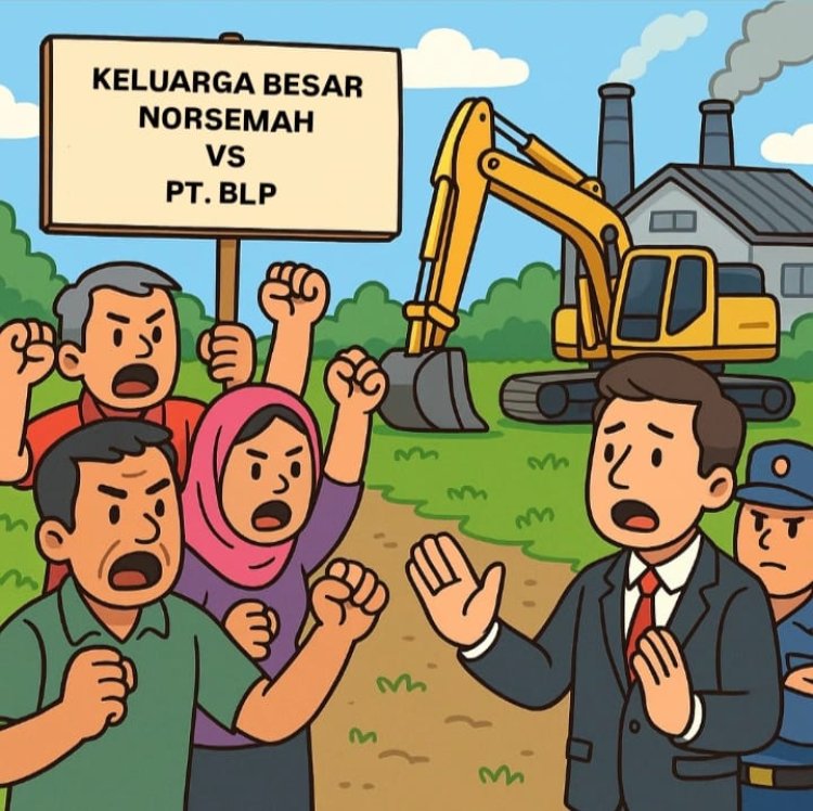 " KELUARGA BESAR NORSEMAH BINTI ABDUL GANI SIAP TEMPUH JALUR HUKUM LAWAN PT. BLP KUMAI DEMI KEJELASAN HAK TANAHNYA "