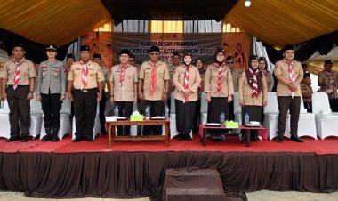 " BUPATI Hj. NURHIDAYAH RESMI BUKA KBP KOBAR 2025 : 810 KESATRIA MUDA SATUKAN TEKAD, KOBARKAN JIWA PATRIOT DI BUMI MARUNTING BATU AJI ”