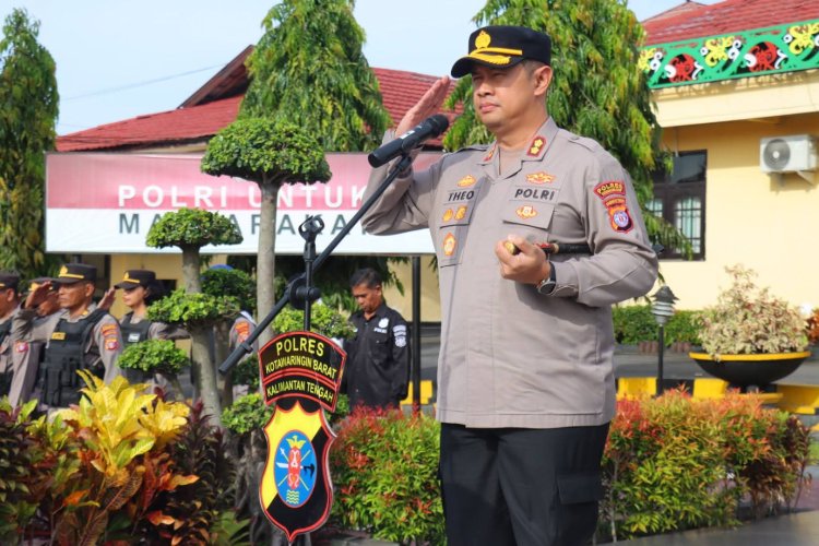 " APRESIASI KINERJA PERSONEL, KAPOLRES KOBAR TANAMKAN SEMANGAT HUMANIS DAN PROFESIONALISME LEWAT APEL JAM PIMPINAN " 