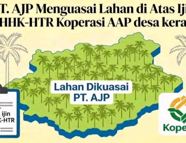 " HTR DITEROBOS KORPORASI: DUGAAN AKTIVITAS PT. AJP PICU POLEMIK BARU HINGGA MENJADI TAMPARAN KERAS REFORMA AGRARIA "