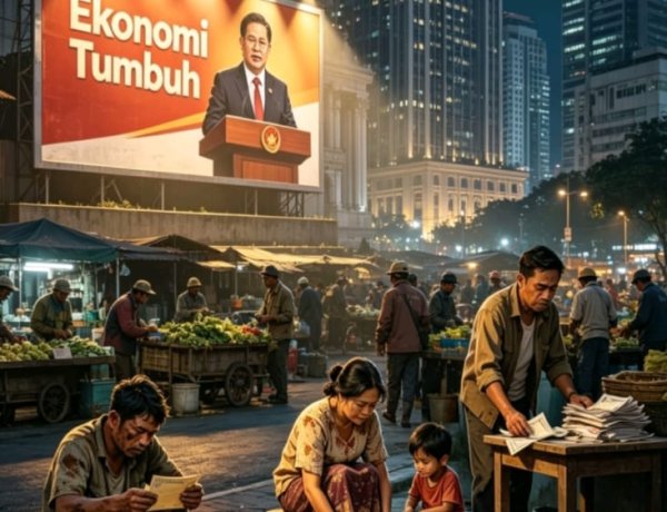 “ JERITAN PERUT RAKYAT KECIL MENANGGUNG BEBAN BESAR EKONOMI DAN MASA DEPAN YANG KIAN SAMAR DI BALIK GEMERLAP PIDATO KEMAJUAN BANGSA ”